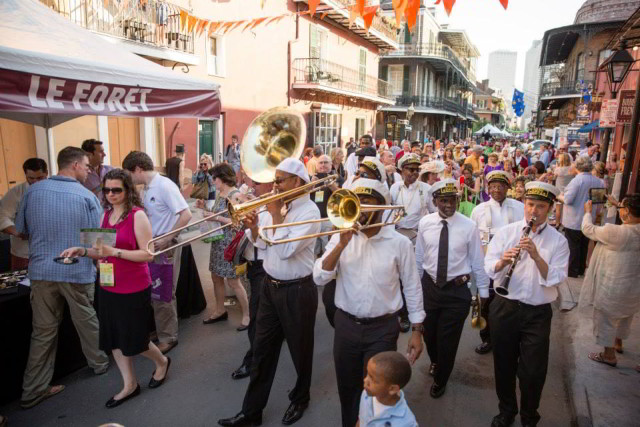 New Orleans Wine & Food Experience kicks off the weekend with the Royal Street Stroll. (Photo courtesy NOWFE)
