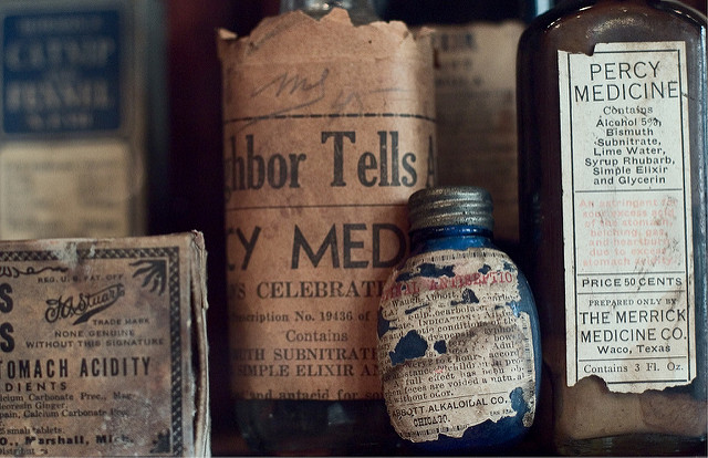 The New Orleans Pharmacy Museum houses a unique assortment of antique medical supplies. (Photo via Flickr user meeralee)