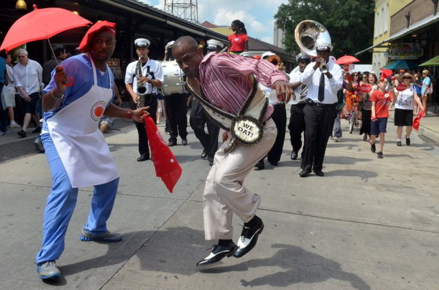 The French Market Creole Tomato Festival features four stages of live music and entertainment, plus plenty to eat! (Photo courtesy the French Market's Facebook page)