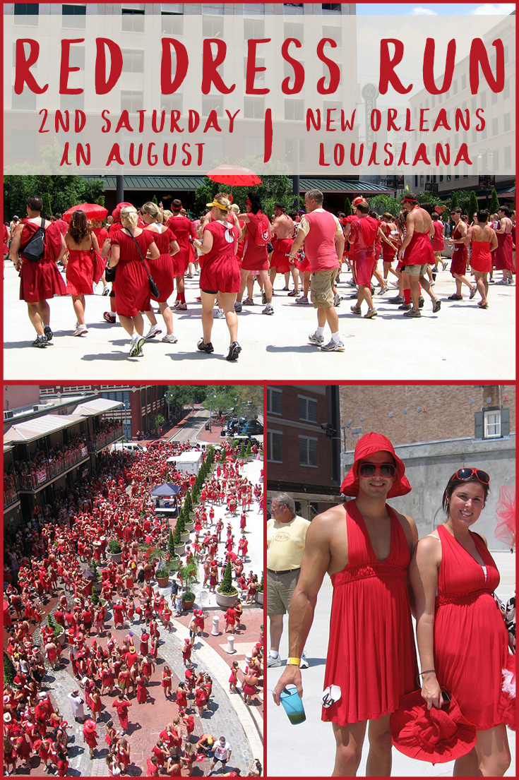 Red Dress in New Orleans