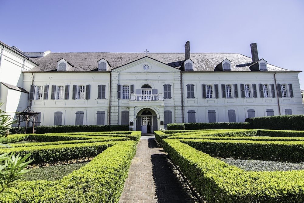 The Old Ursuline Convent in New Orleans' French Quarter, an historic landmark that visitors can explore.