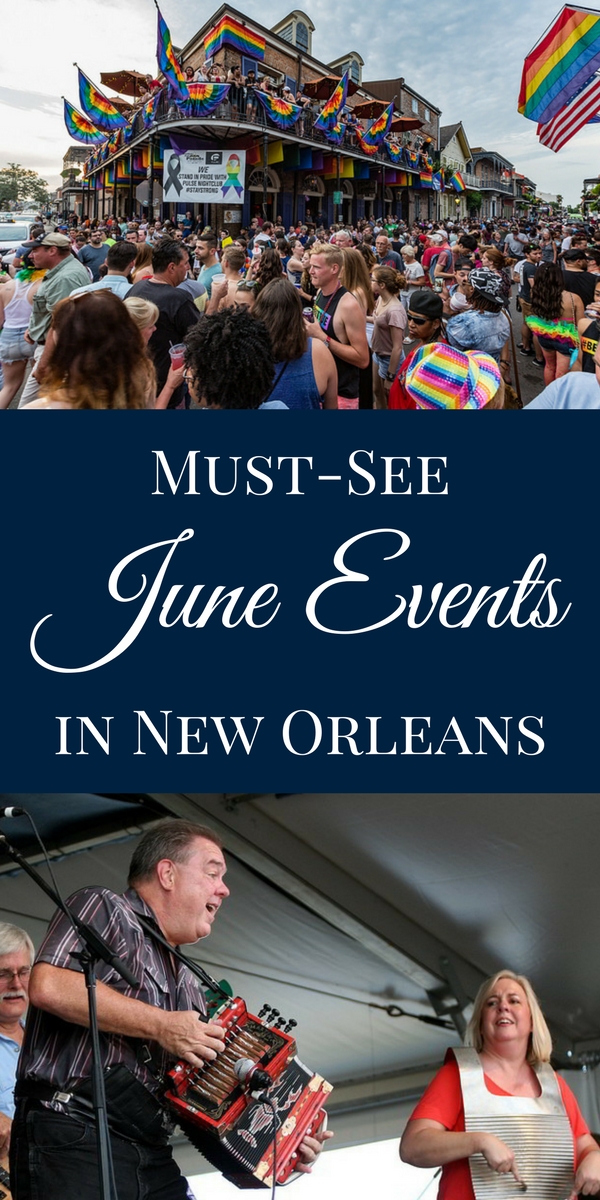 Whether you prefer to indulge in local delicacies or take in a show, there are plenty of things to do in New Orleans throughout the month of June.