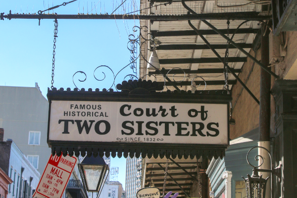 Court of Two Sisters French Quarter Bars with Outdoor Seating in New Orleans