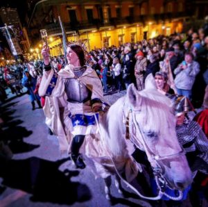 The holidays in New Orleans culminate with the official start of Carnival, marked every year on Twelfth Night with the Joan of Arc Parade.