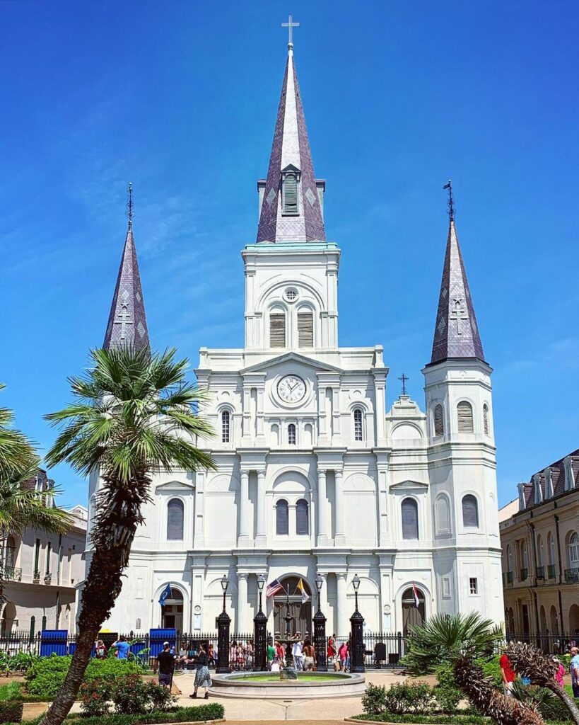 Jackson Square in the historic French Quarter