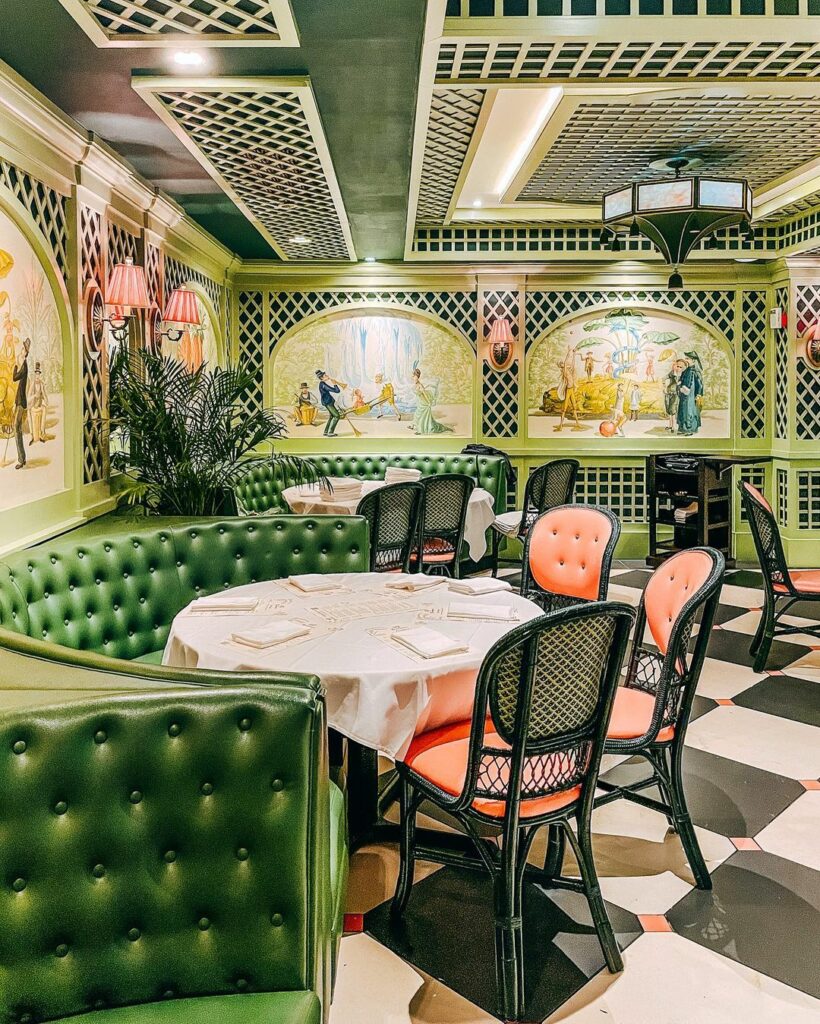 One of NOLA's favorite restaurants, Brennan's, serves famous dishes with stunning decor on Royal Street.